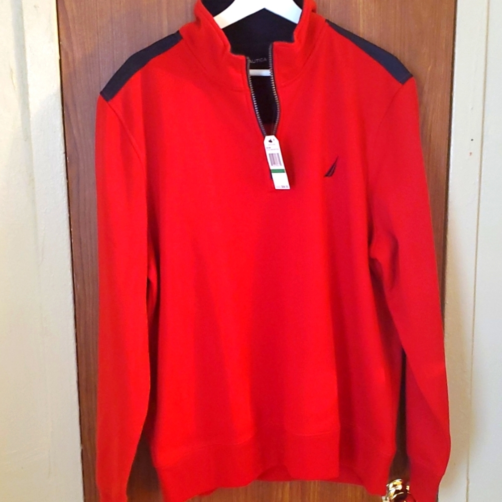 Sweater Nautica men's large red